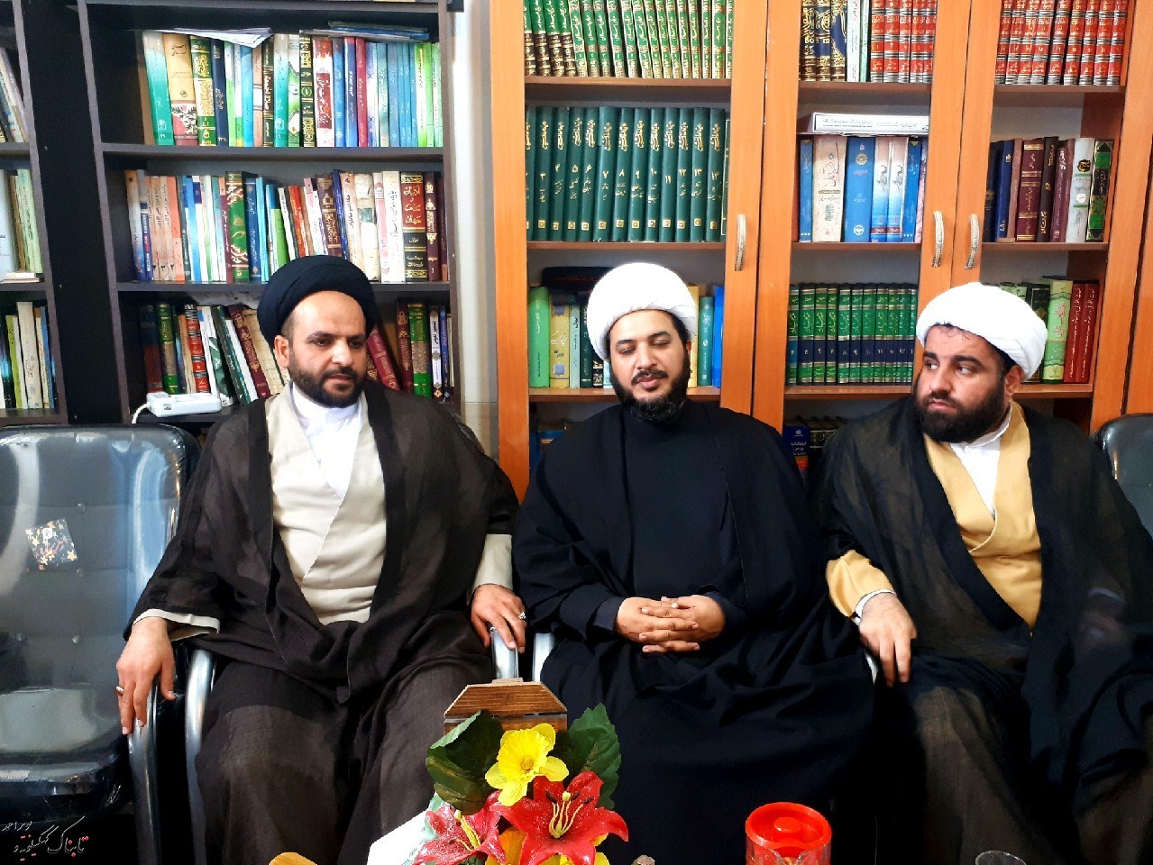 دیدارنمایندگان عظام تقلیدآیت الله صافی گلپایگانی وآیت الله وحید خراسانی باامام جمعه چرام دیدارنمایندگان عظام تقلیدآیت الله صافی گلپایگانی وآیت الله وحید خراسانی باامام جمعه چرام