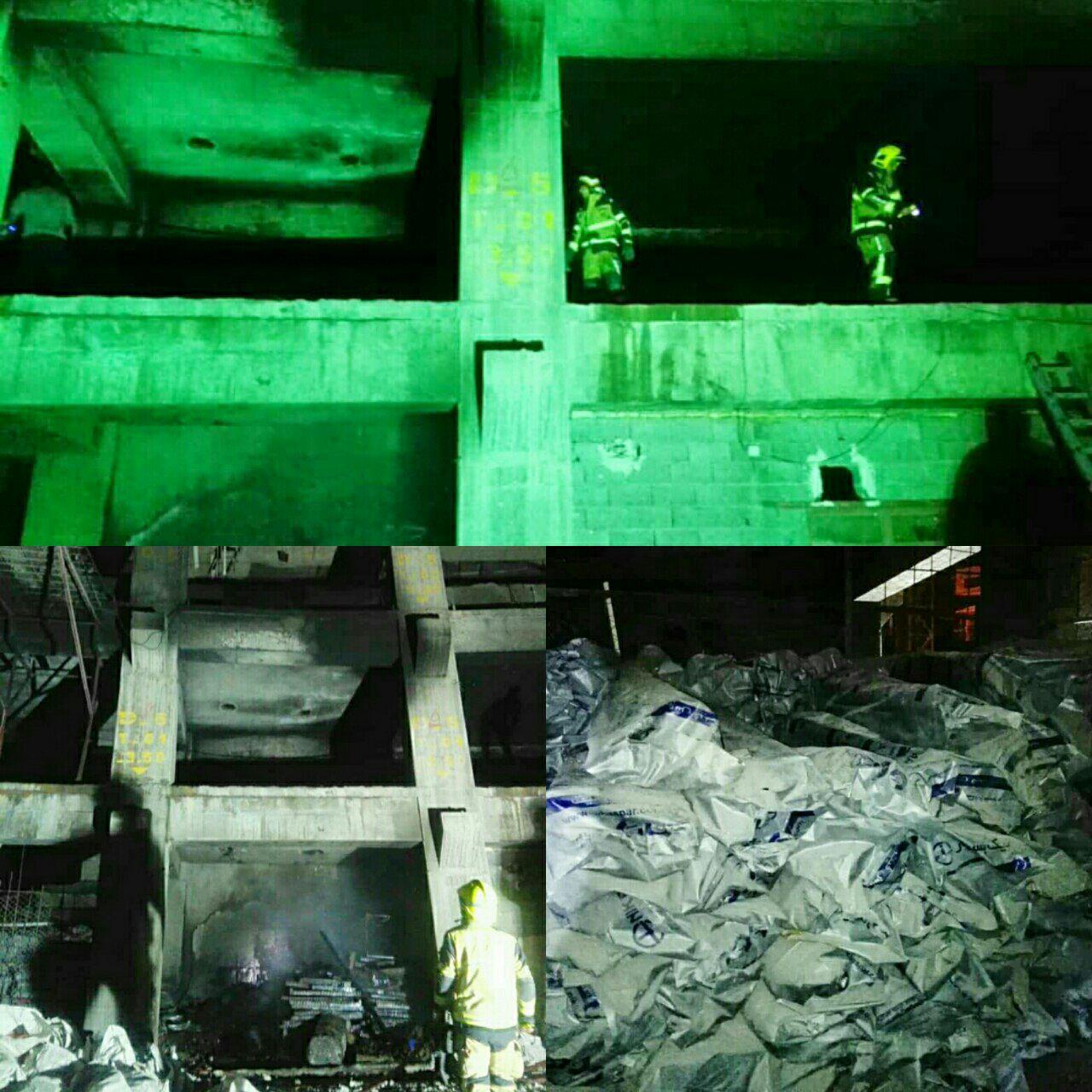 وقوع حریق در برجهای فرهنگیان در قزوین وقوع حریق در برجهای فرهنگیان در قزوین