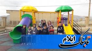 دومین مجموعهی بازی کودکان در روستای راهسفید راه اندازی شد