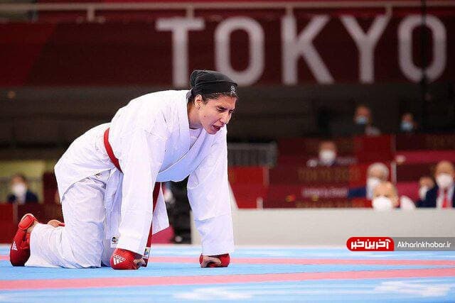 شکست حمیده عباسعلی نماینده کاراته کشورمان در المپیک+ فیلم/عکس شکست حمیده عباسعلی نماینده کاراته کشورمان در المپیک+ فیلم/عکس