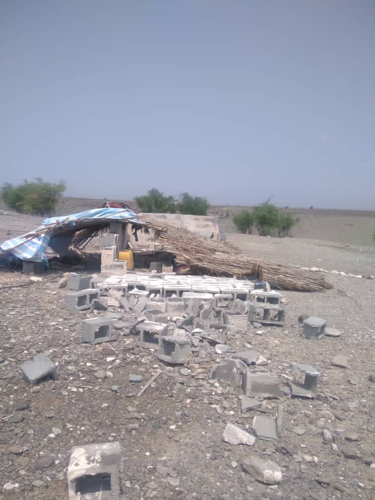 طوفان به مازگرد آسیب زد / خسارت شدید ناشی از بارش در بخش احمدی+فیلم وعکس