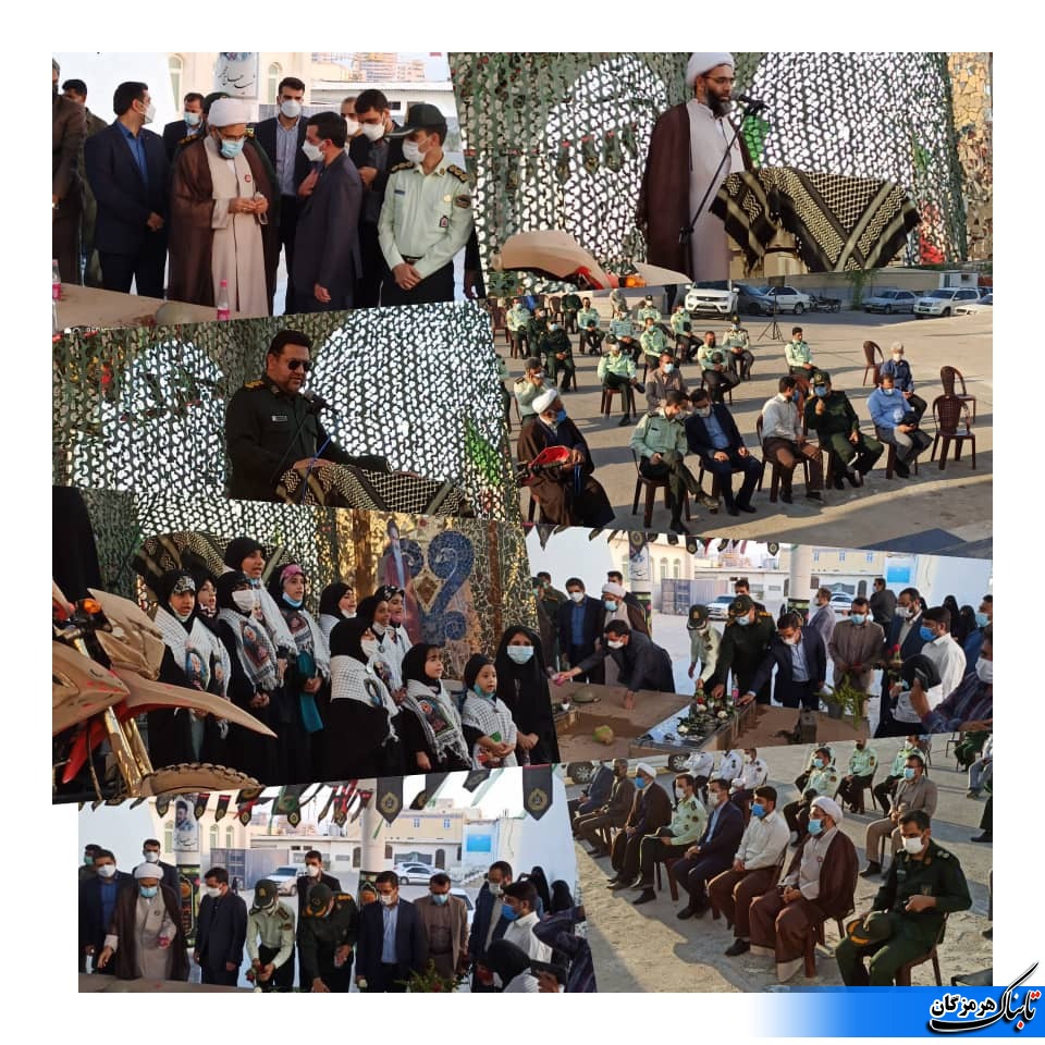 به مناسبت هفته دفاع مقدس، مراسم غبارروبی و عطرافشانی گلزار شهدای گمنام شهرستان قشم برگزار شد