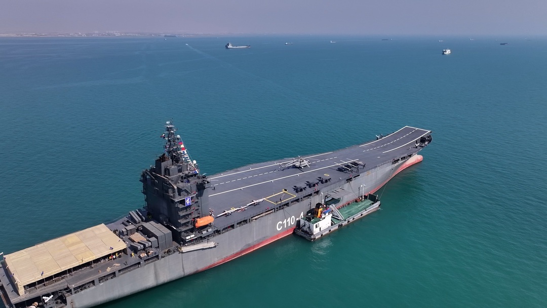 الحاق ناو پهپادبر شهید باقری قدرت دفاعی ایران را دو چندان کرده است الحاق ناو پهپادبر شهید باقری قدرت دفاعی ایران را دو چندان کرده است