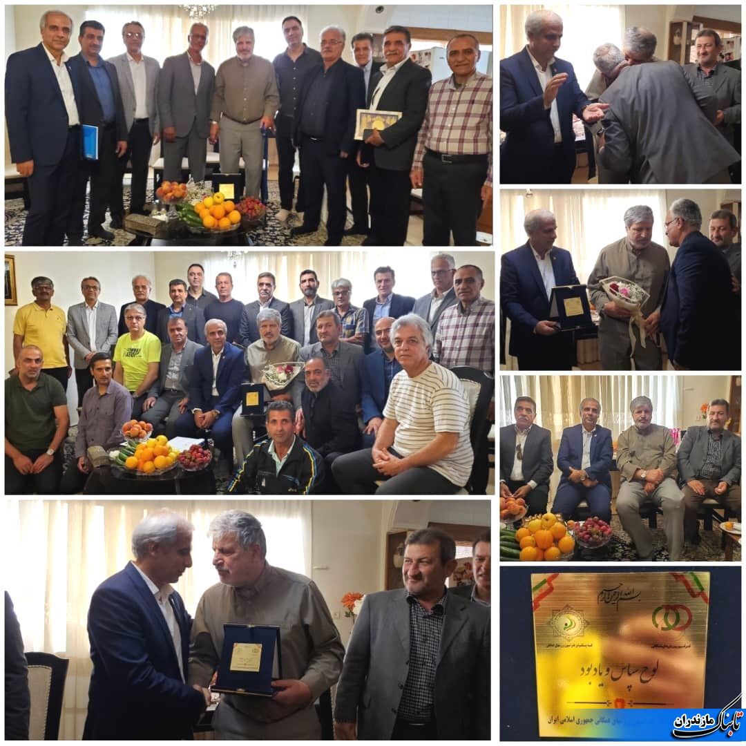 دیدار صمیمی اعضای کانون پیشکسوتان ورزش استان مازندران با استاد رمضانعلی قاسمی+تصاویر