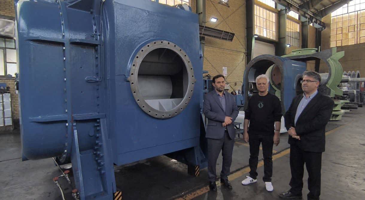 اولین کمپرسور پروسس GQa ساخت ایران در هشتگرد رونمایی شد