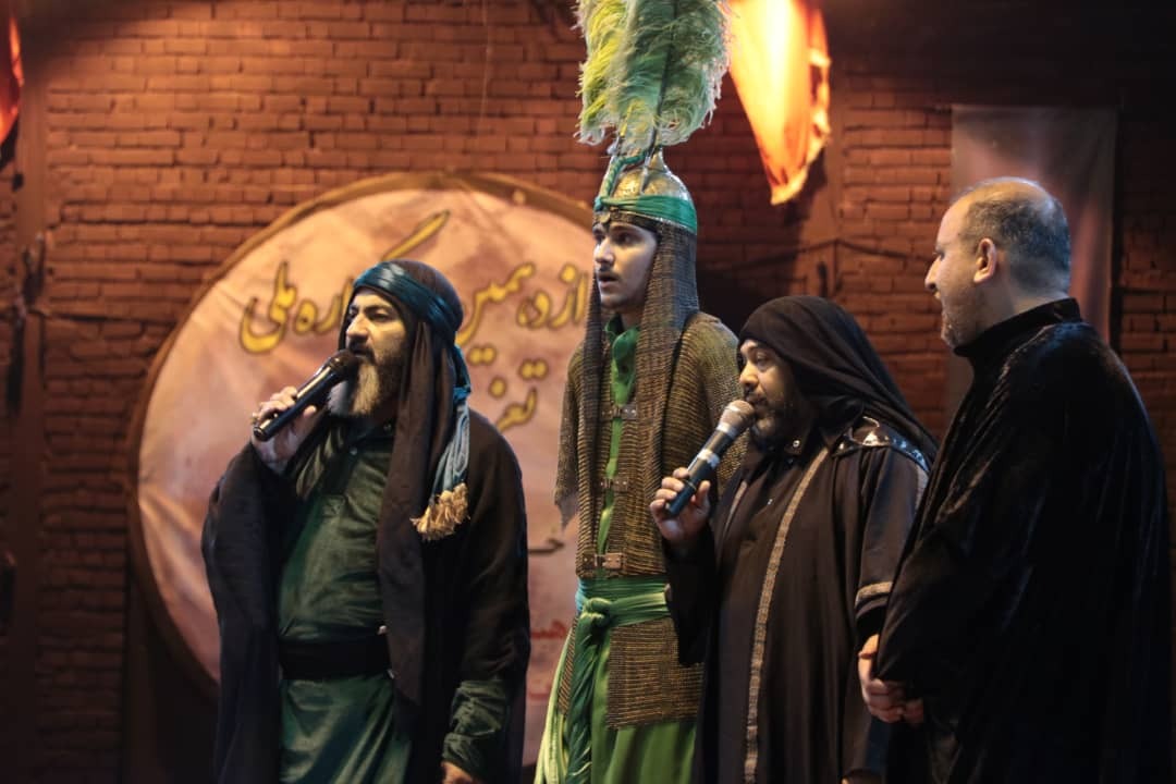 شبی از جنس حماسه اشک و معرفت در ده‌زیار کرمان روستای تعزیه ایران