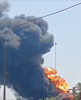 وقوع آتش سوزی در واحد ۷۵ پالایشگاه آبادان/ اعزام تیم های امدادی؛ حریق در حال خاموشی است