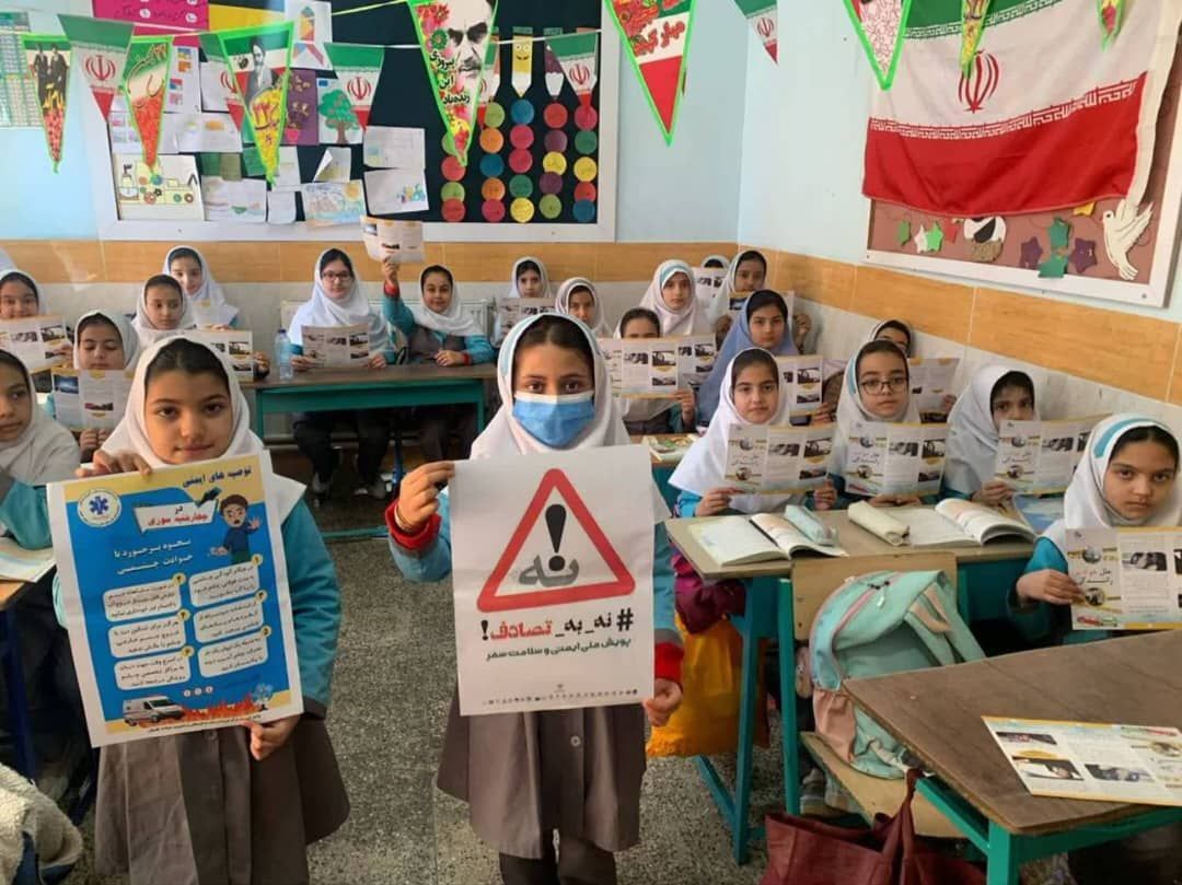 ۴۸ هزار دانش‌آموز البرزی به پویش «نه به تصادف» پیوستند