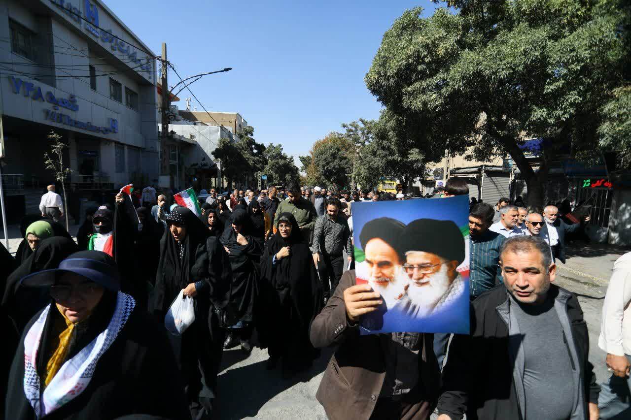 راهپیمایی «بشارت نصر» در حمایت از مردم غزه در همدان برگزار شد + عکس راهپیمایی «بشارت نصر» در حمایت از مردم غزه در همدان برگزار شد + عکس