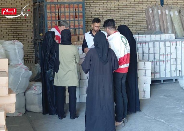 امدادرسانی به ۹۰ خانوار آسیب‌دیده در شهرک هزارانی آبدانان